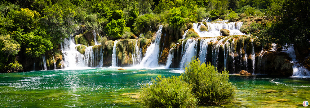 Main waterfalls in Krka National Park, Croatia