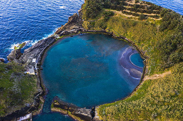 Islet of Vila Franca do Campo, Azores. Picture taken with DJI Mavic Pro 2