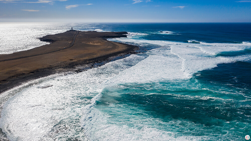 Punta Jandia Lighthouse, Drone View, Best Places to See and Photograph on Jandia Peninsula, Fuerteventura