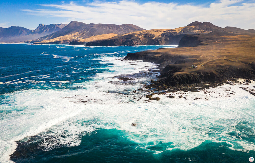 Punta Pesebre aerial view, Best Places to See and Photograph on Jandia Peninsula, Fuerteventura