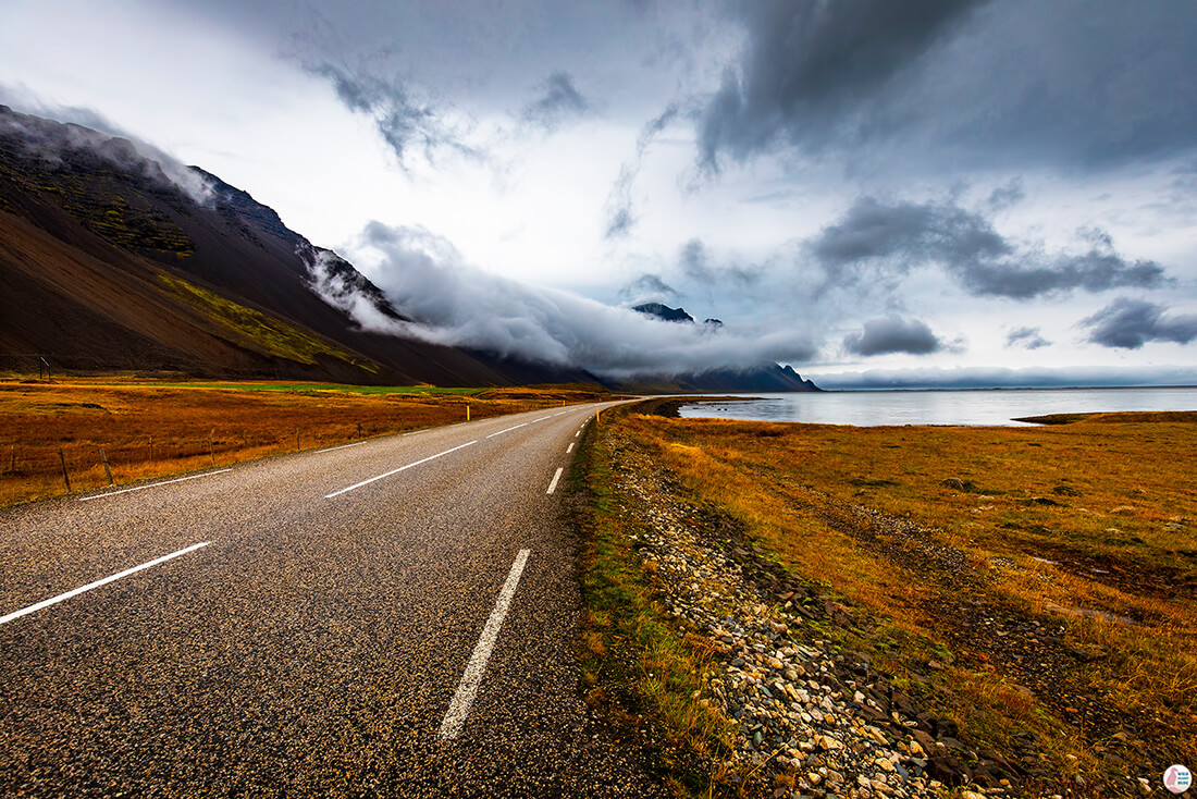 Road close to Höfn, Solo Female Traveler, Iceland