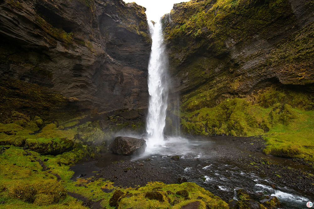 Kvernufoss waterfall, South Iceland