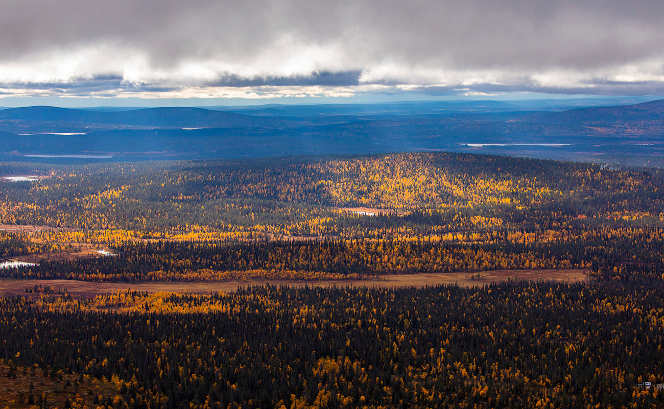 View from Pallastunturi, Muonio, Lapland