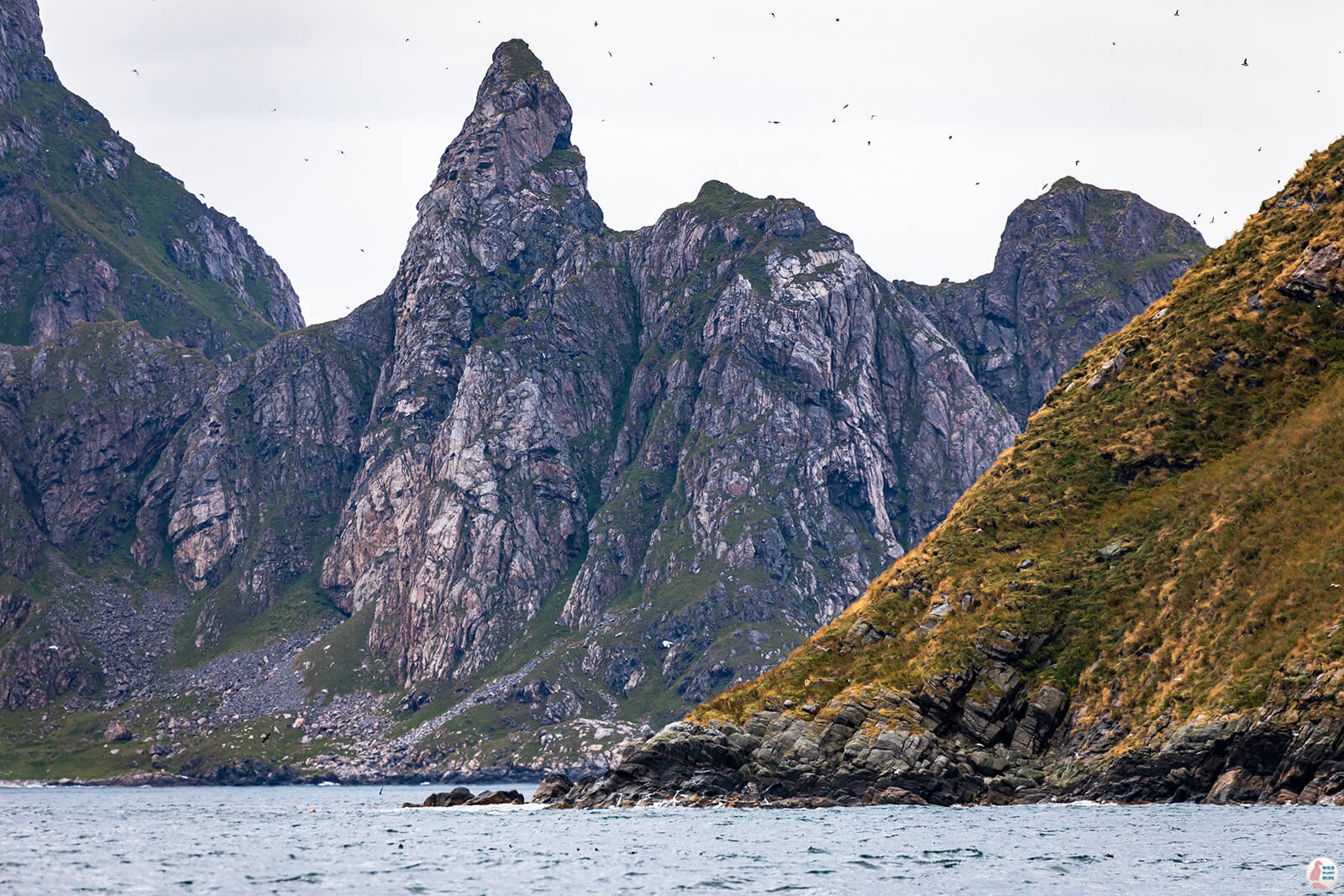 Bleiksøya and Stave cliffs around Måtinden peak, Bleik, Andøya, Northern Norway