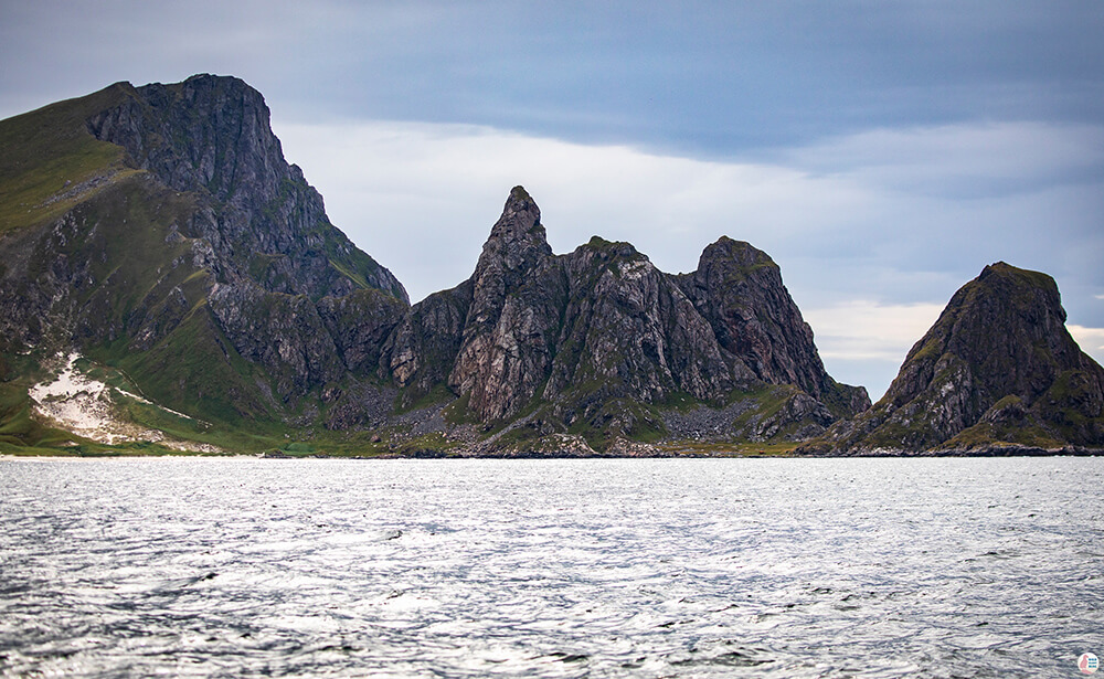 Måtinden and cliffs around the shore, Bleik, Andøya, Northern Norway