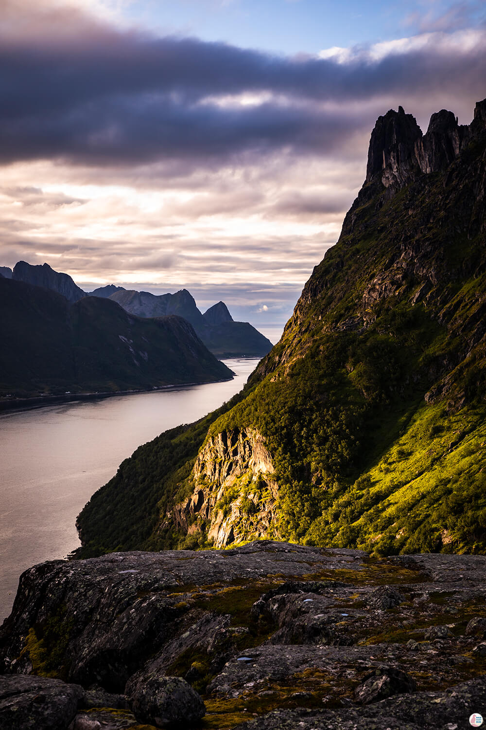 View from Daven, 303 m, Senja, Northern Norway