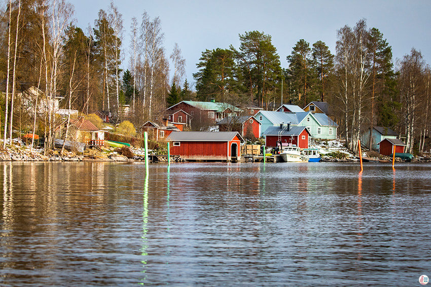 Oravi village, Saimaa Lake, Finland