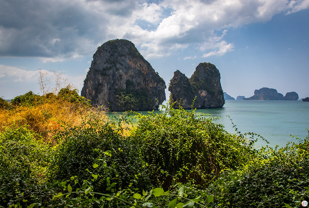 View from The Bat Cave on West Phra Nang Beach, Best Viewpoints to Hike and Photograph in Krabi, Thailand