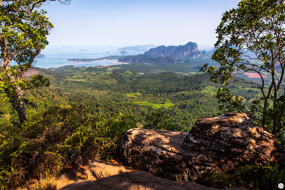 View from Khao Ngon Nak Hiking Trail (aka Dragon Crest), Krabi, Thailand
